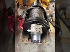 22 Layer Hydraulic Winch 1-60 Ton Pull Force 50 Ft Cable Length Ideal for Heavy-Duty Applications